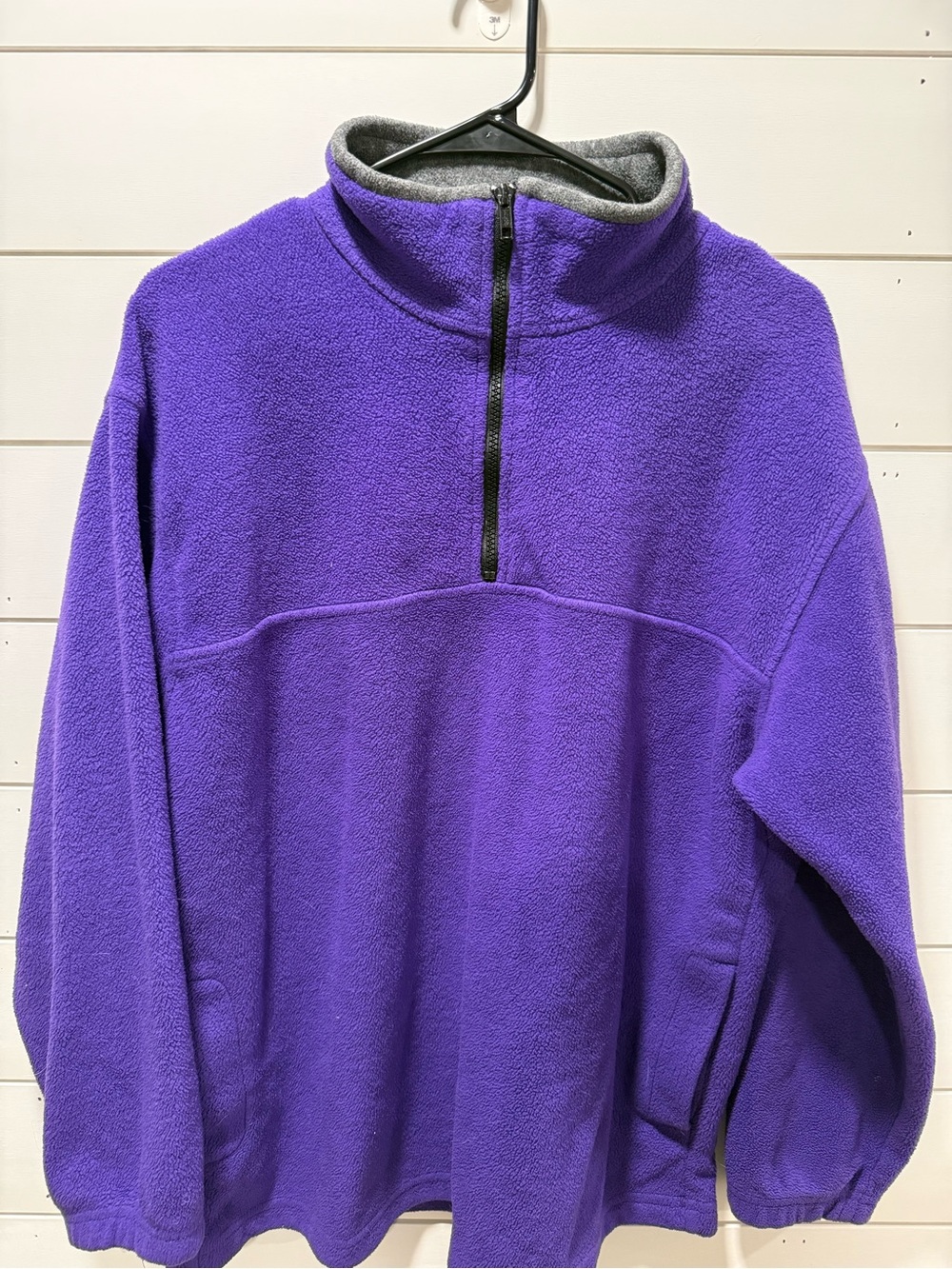 Women’s Purple Quarter-Zip Fleece Pullover